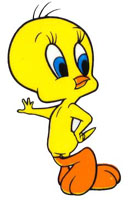 Tweety on Tweety Bird Necklace Tweety Cartoons Cartoon Characters Pictures